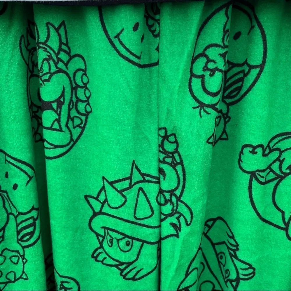 Boys Bowser & Sonic Short Sleeve Top & Sleep Pants Pajama 2, 2-Piece Sets Size S